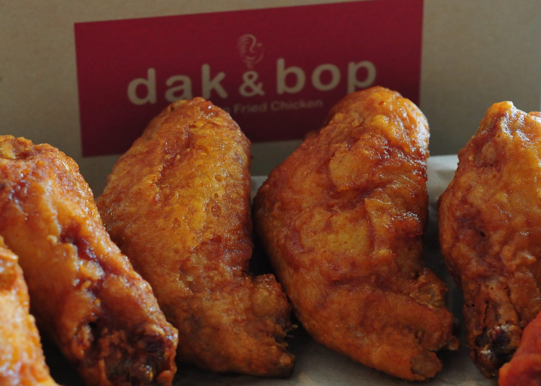 Double fried Korean fried chicken wings